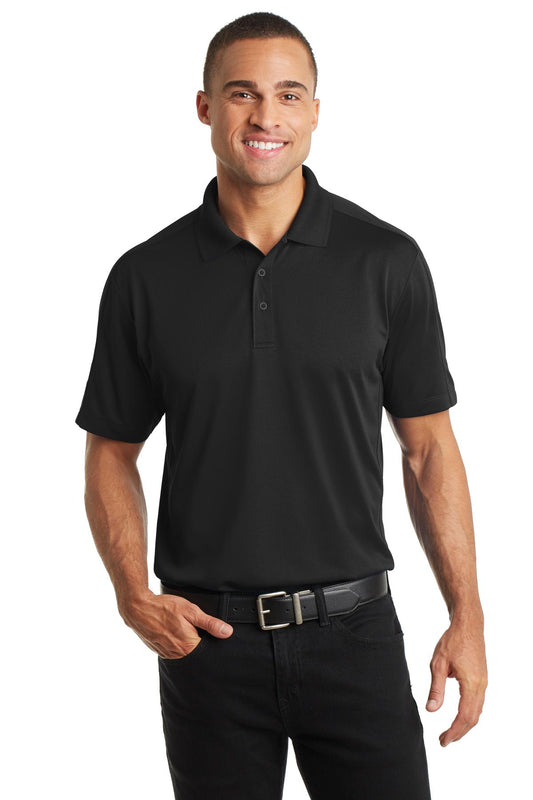 Port Authority Diamond Jacquard Polo. K569 Black