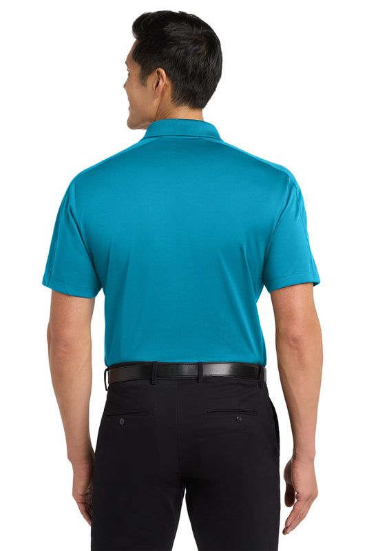 Port Authority Diamond Jacquard Polo K569 Blue Wake