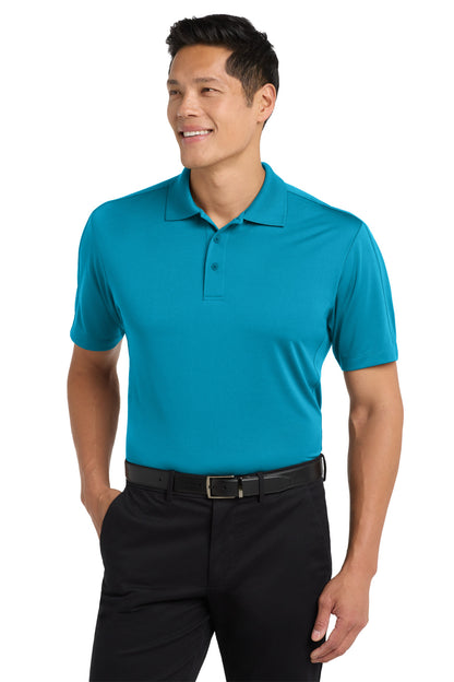 Port Authority Diamond Jacquard Polo K569 Blue Wake