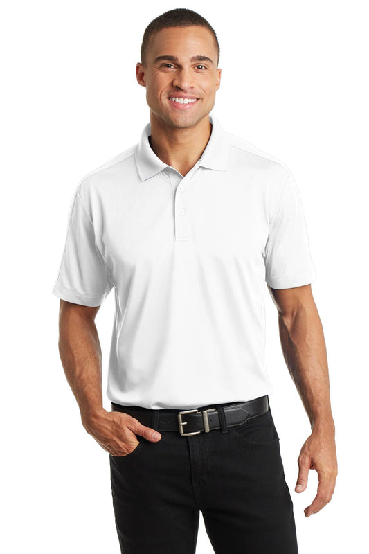 Port Authority Diamond Jacquard Polo. K569 White