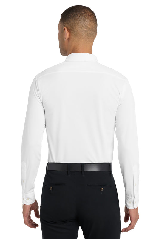 Port Authority Dimension Knit Dress Shirt K570 White