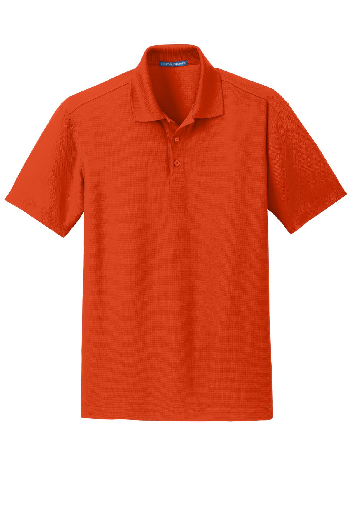 Port Authority Dry Zone Grid Polo. K572 Autumn Orange