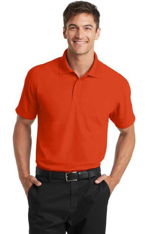 Port Authority Dry Zone Grid Polo. K572 Autumn Orange