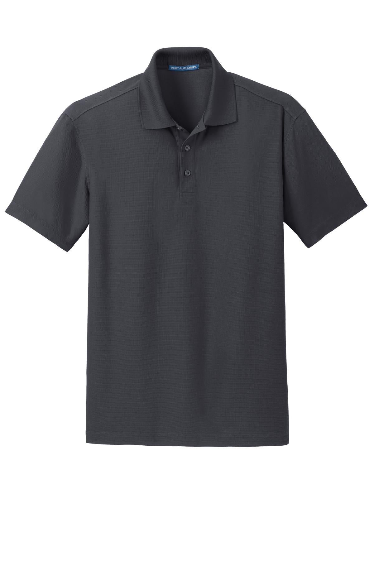Port Authority Dry Zone Grid Polo K572 Battleship Grey