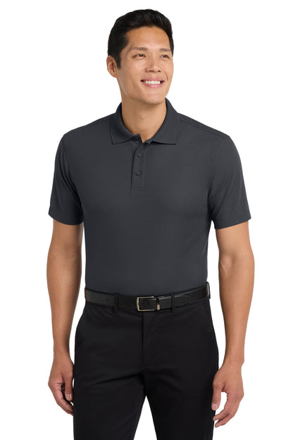 Port Authority Dry Zone Grid Polo K572 Battleship Grey