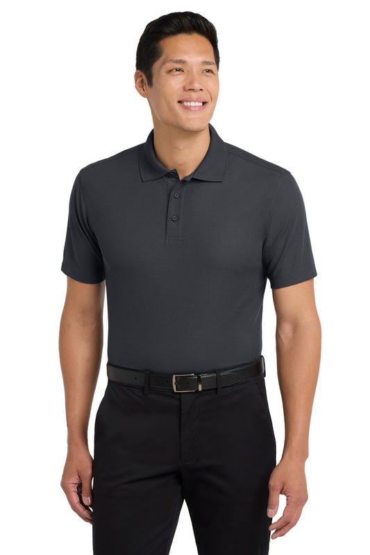 Port Authority Dry Zone Grid Polo K572 Battleship Grey