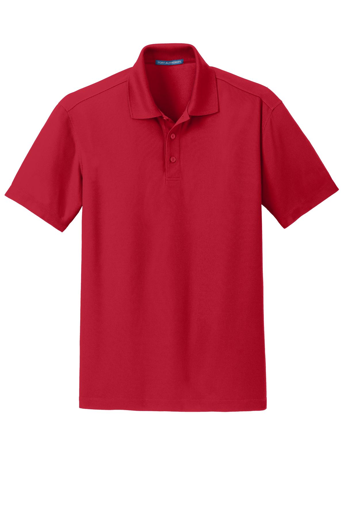 Port Authority Dry Zone Grid Polo K572 Engine Red