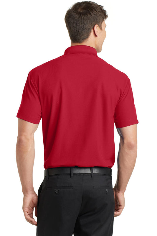 Port Authority Dry Zone Grid Polo. K572 Engine Red