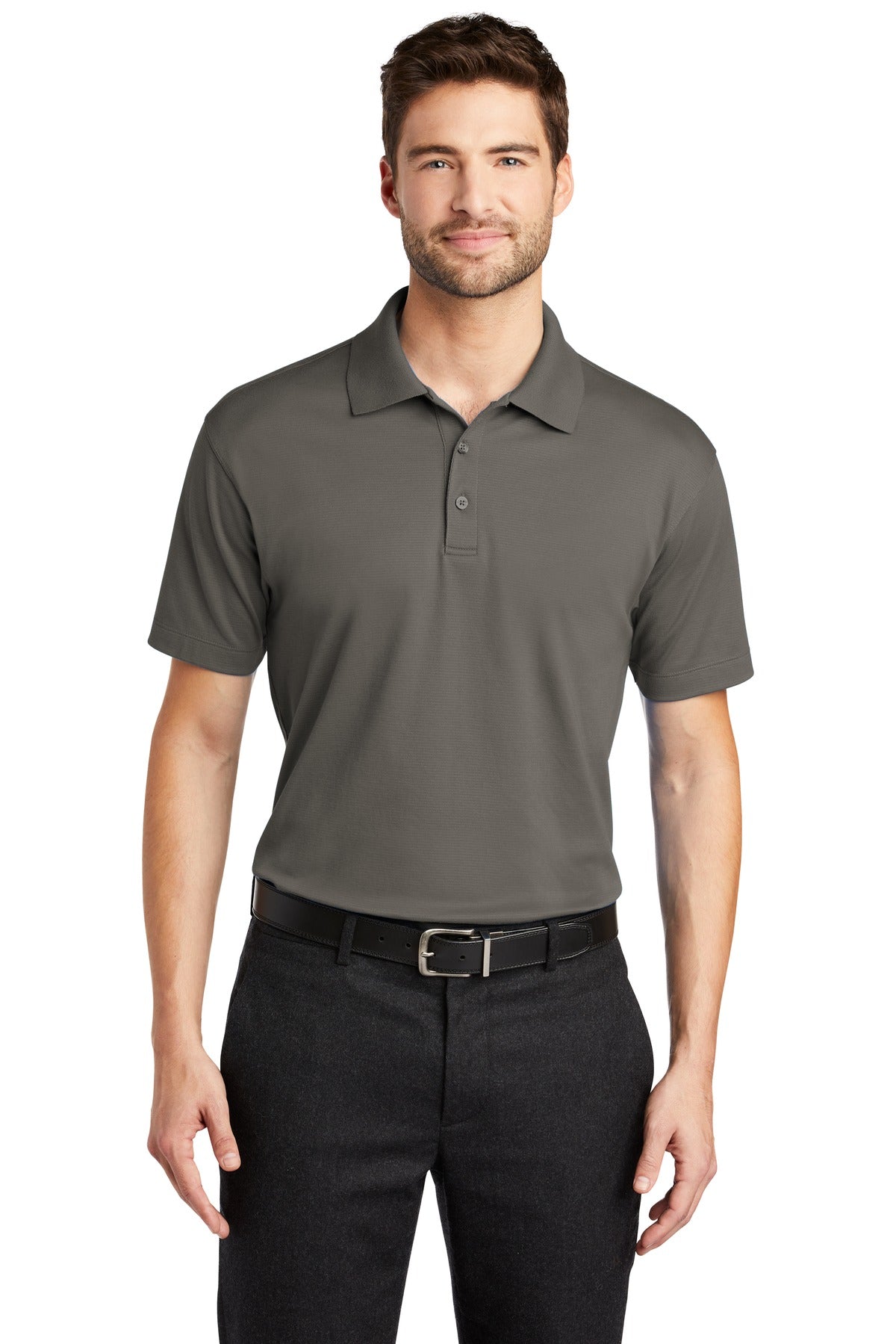 Port Authority Rapid Dry Mesh Polo. K573 Grey Smoke