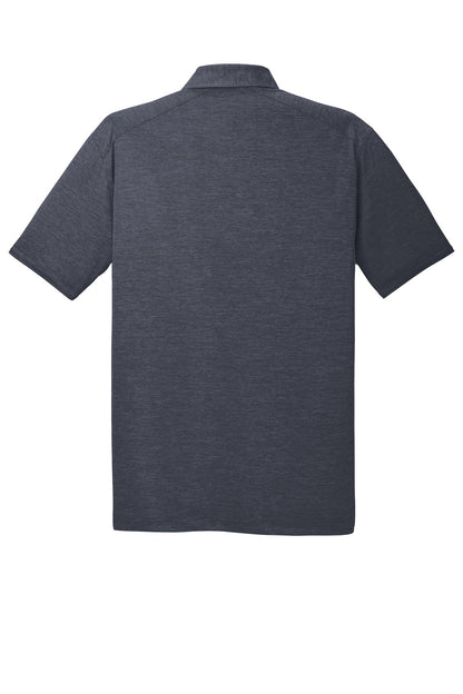 Port Authority Digi Heather Performance Polo. K574 Dark Grey
