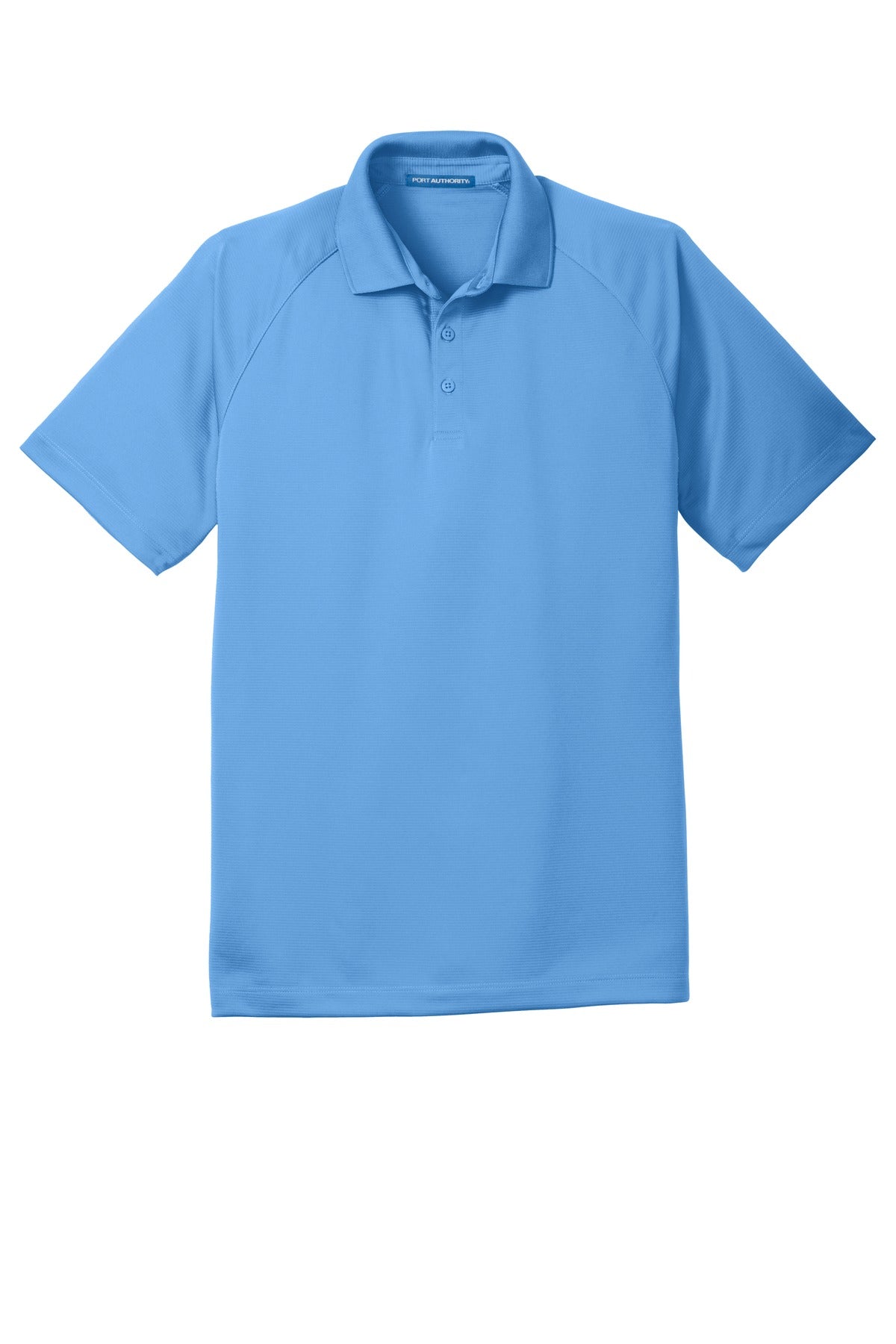 Port Authority Crossover Raglan Polo. K575 Azure Blue