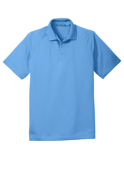 Port Authority Crossover Raglan Polo. K575 Azure Blue