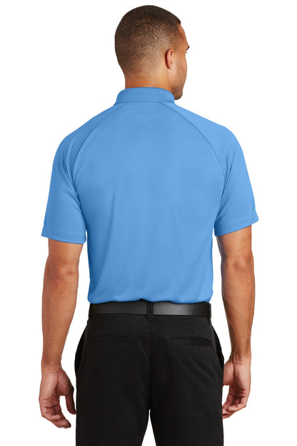 Port Authority Crossover Raglan Polo. K575 Azure Blue