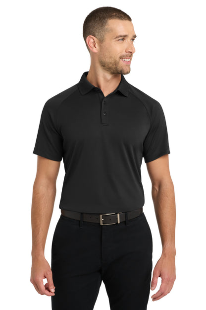 Port Authority Crossover Raglan Polo K575 Black