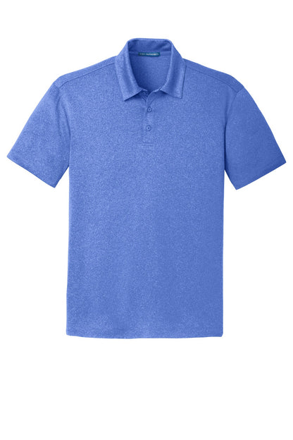 Port Authority Trace Heather Polo. K576 True Royal Heather