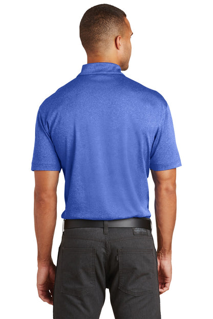 Port Authority Trace Heather Polo. K576 True Royal Heather