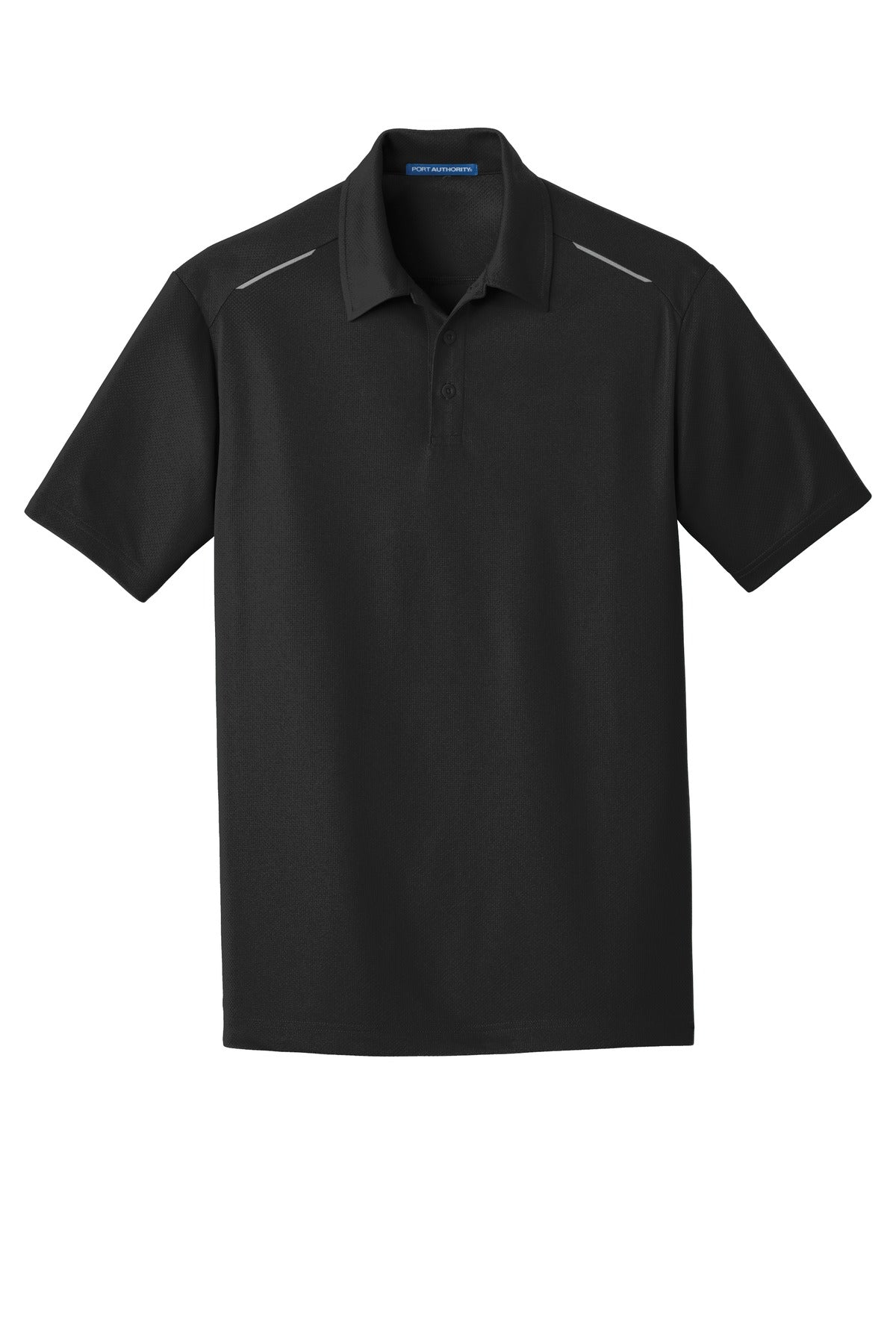Port Authority Pinpoint Mesh Polo. K580 Black