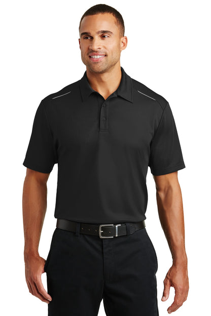 Port Authority Pinpoint Mesh Polo. K580 Black