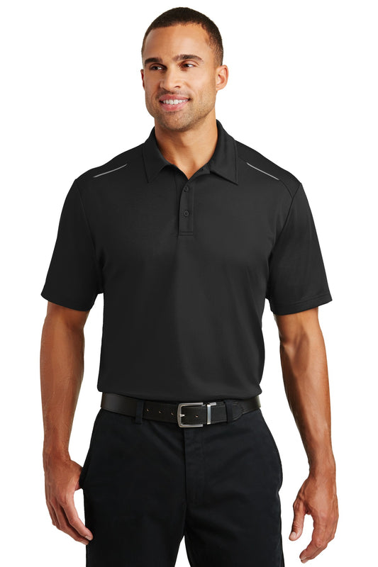 Port Authority Pinpoint Mesh Polo. K580 Black
