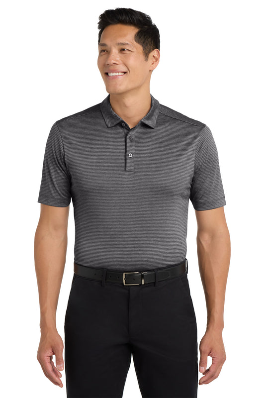 Port Authority  Shadow Stripe Polo. K585 Deep Black