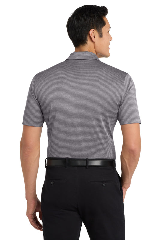 Port Authority  Shadow Stripe Polo. K585 Shadow Grey