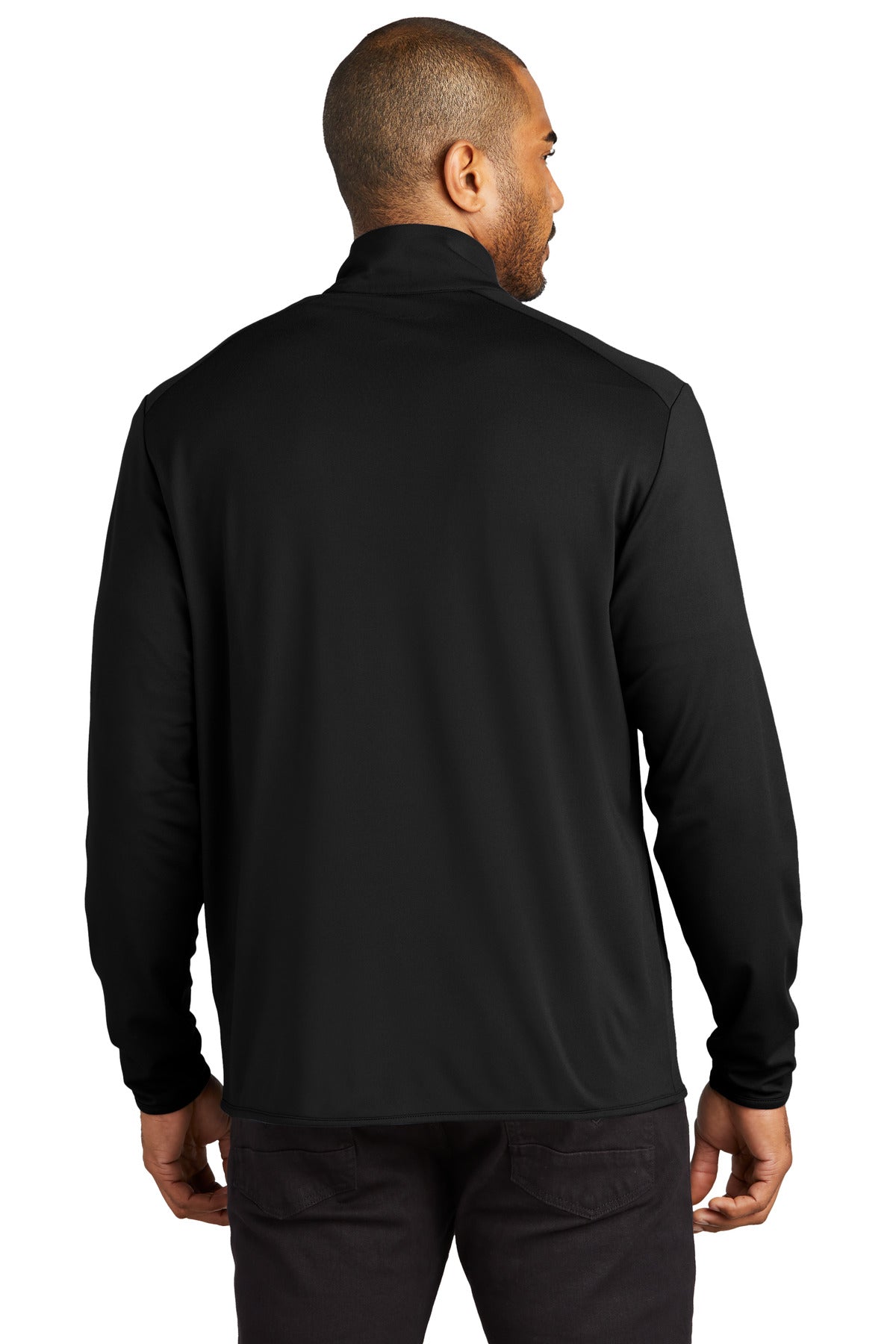 Port Authority Accord Stretch Fleece Full-Zip K595 Black