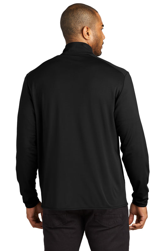 Port Authority Accord Stretch Fleece Full-Zip K595 Black