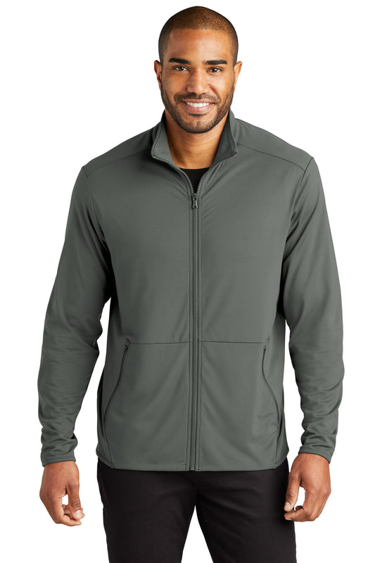 Port Authority Accord Stretch Fleece Full-Zip K595 Pewter