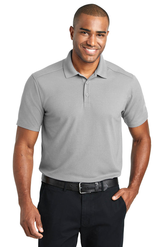 Port Authority  EZPerformance  Pique Polo. K600 Gusty Grey