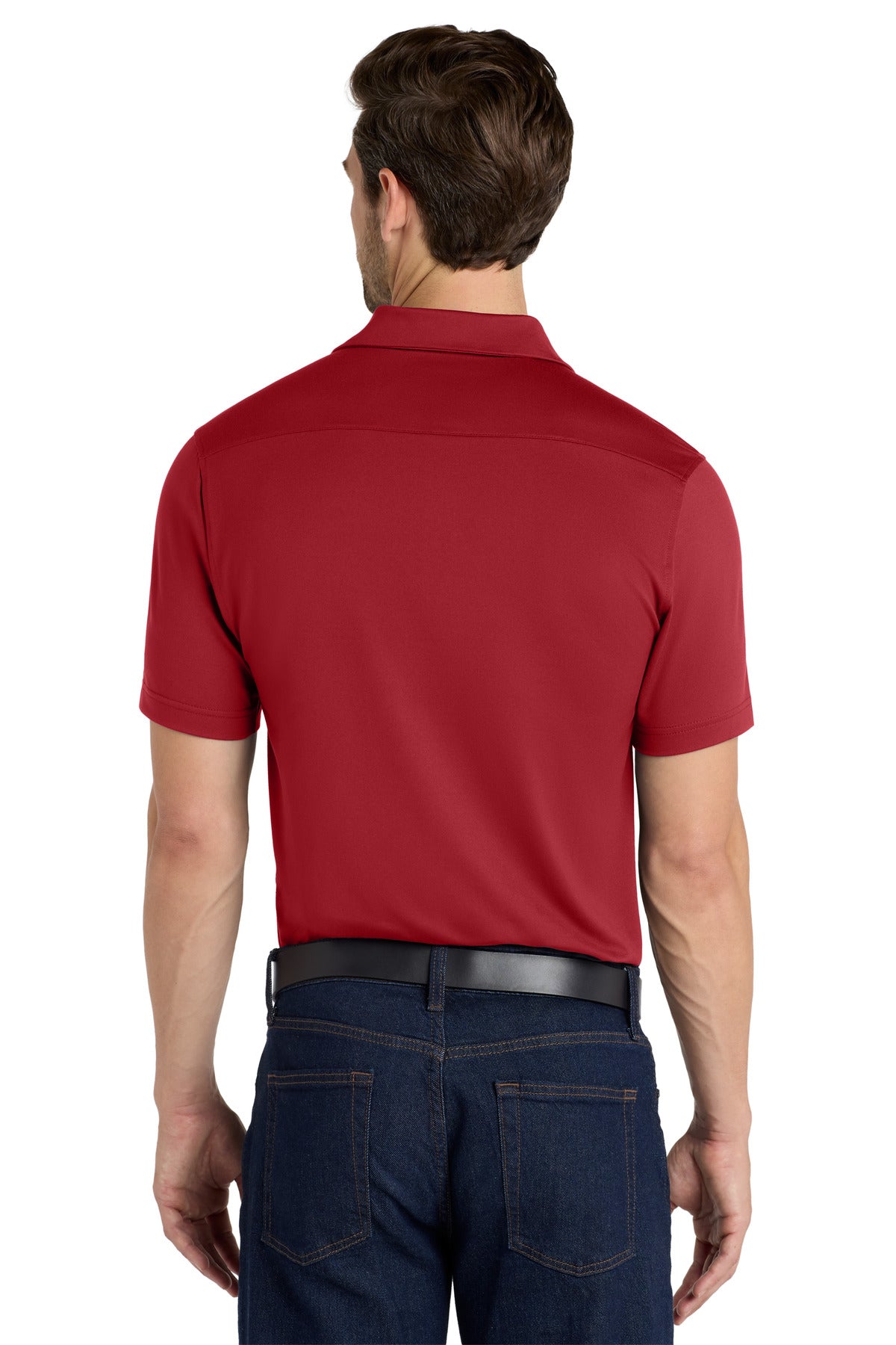 Port Authority City Stretch Polo K682 Garnet