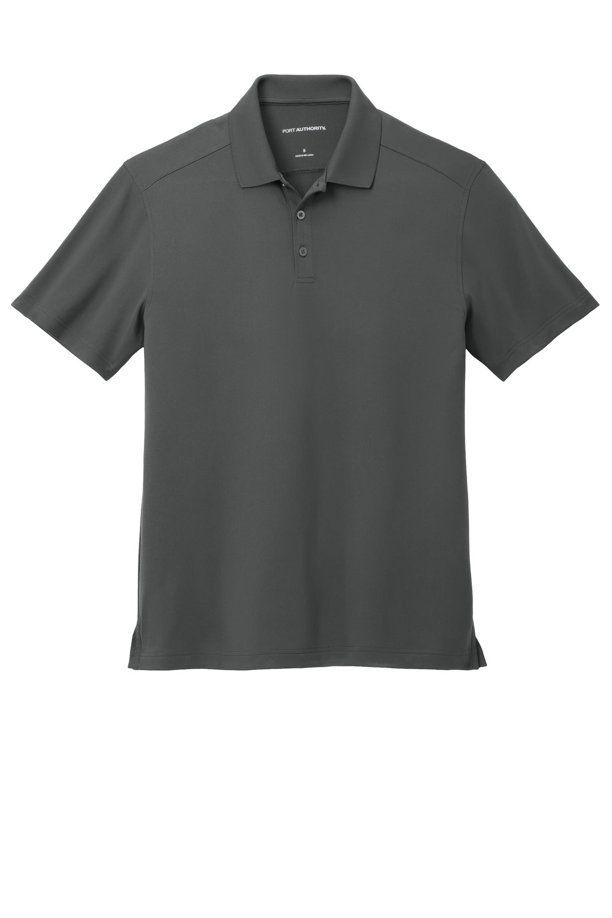 Port Authority City Stretch Flat Knit Polo K683 Graphite