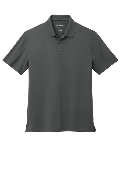 Port Authority City Stretch Flat Knit Polo K683 Graphite