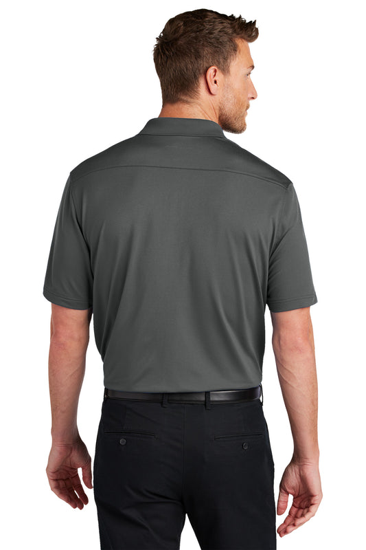 Port Authority City Stretch Flat Knit Polo K683 Graphite