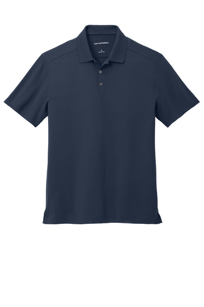 Port Authority City Stretch Flat Knit Polo K683 River Blue Navy