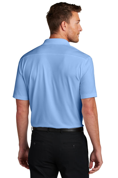Port Authority City Stretch Flat Knit Polo K683 Swiss Blue