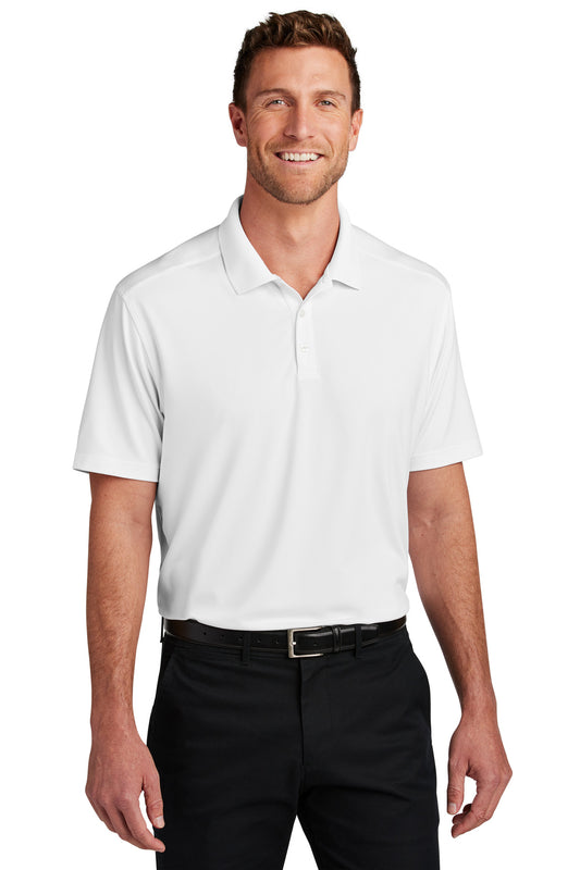 Port Authority City Stretch Flat Knit Polo K683 White