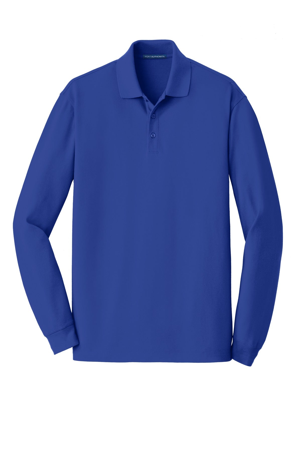 Port Authority EZCotton Long Sleeve Polo. K8000LS True Royal