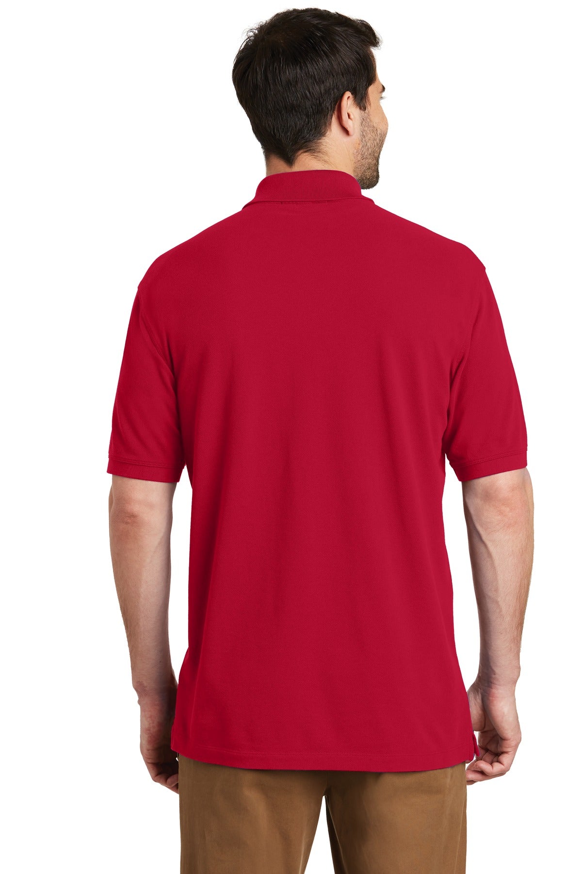 Port Authority EZCotton Polo. K8000 Apple Red