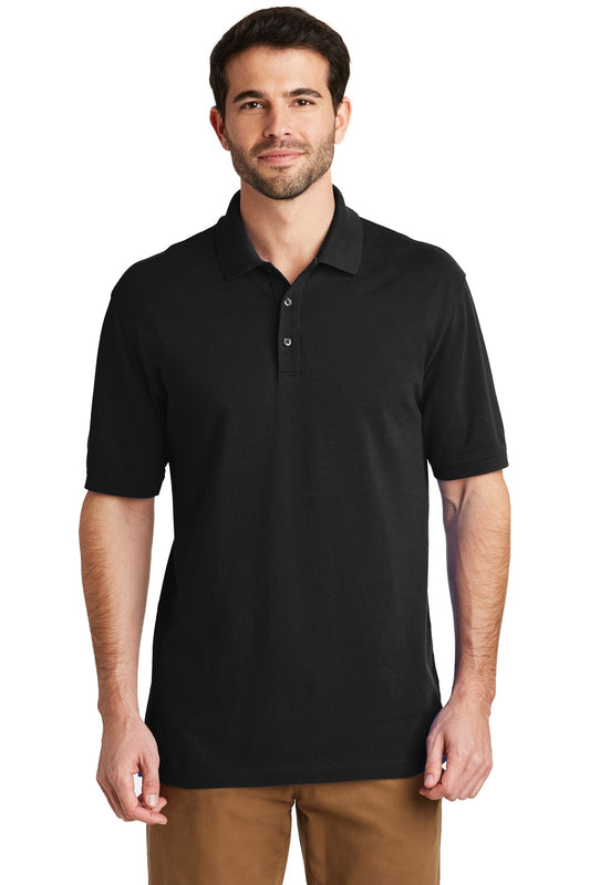 Port Authority EZCotton Polo. K8000 Black