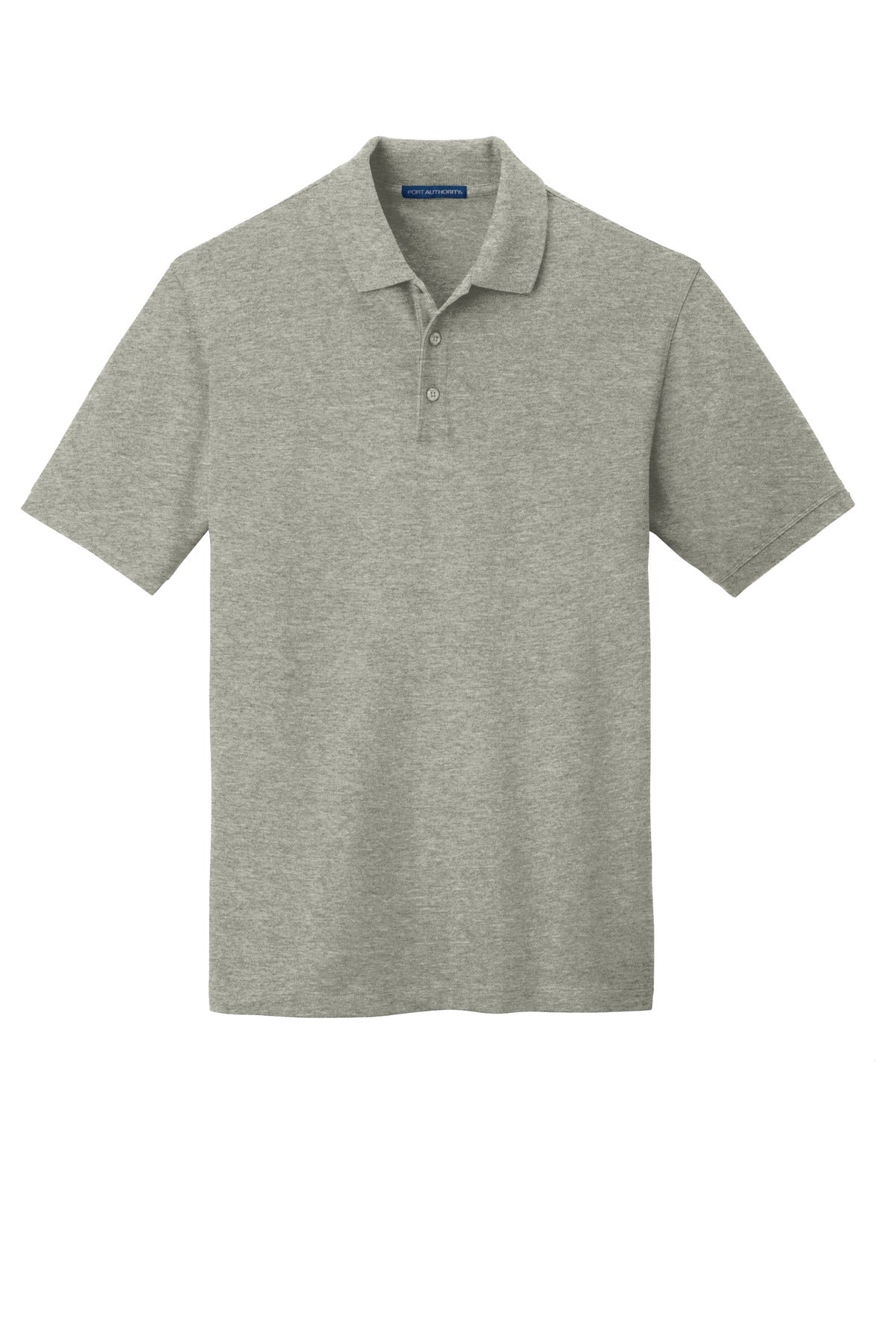Port Authority EZCotton Polo. K8000 Oxford Heather