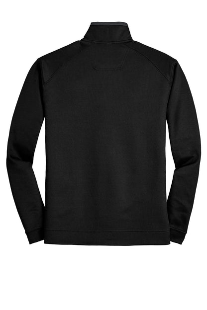 Port Authority Vertical Texture 1/4-Zip Pullover. K805 Black/ Iron Grey