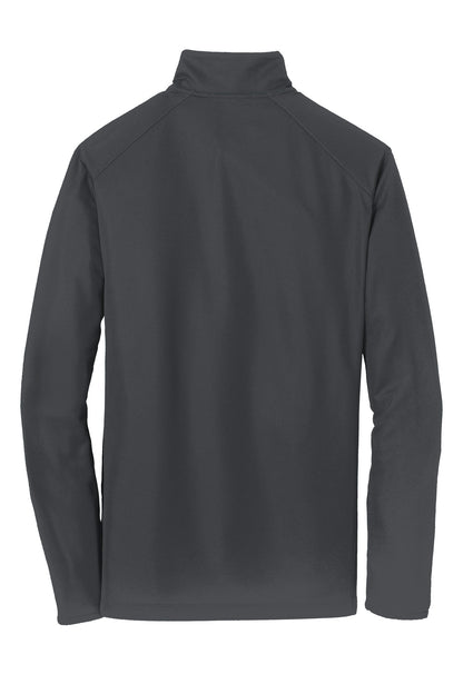 Port Authority Pinpoint Mesh 1/2-Zip. K806 Battleship Grey