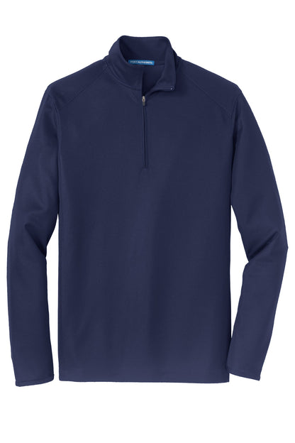 Port Authority Pinpoint Mesh 1/2-Zip. K806 True Navy