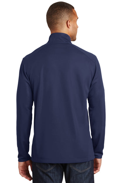 Port Authority Pinpoint Mesh 1/2-Zip. K806 True Navy