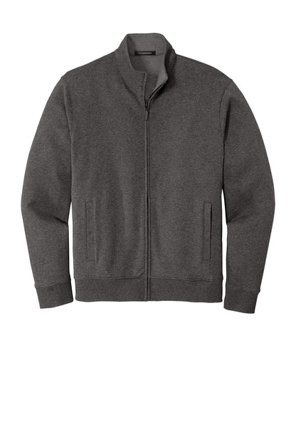 Port Authority  Interlock Full-Zip. K809 Charcoal Heather/ Medium Heather Grey
