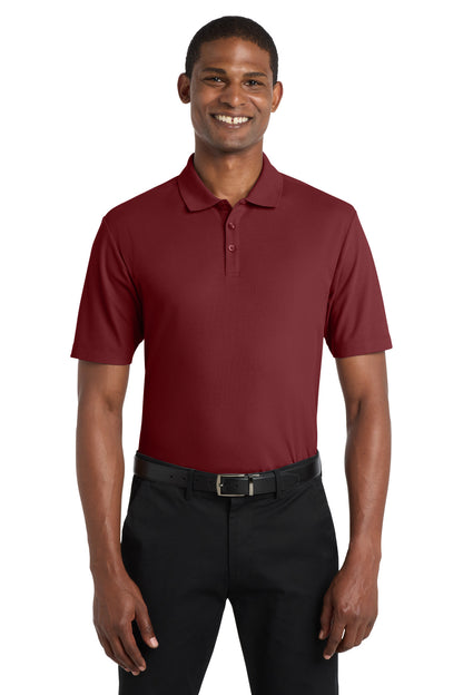 Port Authority  SuperPro React  Polo. K810 Burgundy