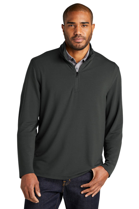 Port Authority Microterry 1/4-Zip Pullover K825 Charcoal