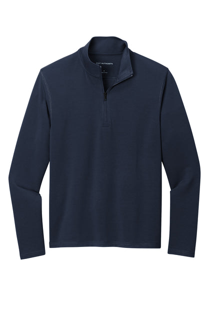 Port Authority Microterry 1/4-Zip Pullover K825 River Blue Navy