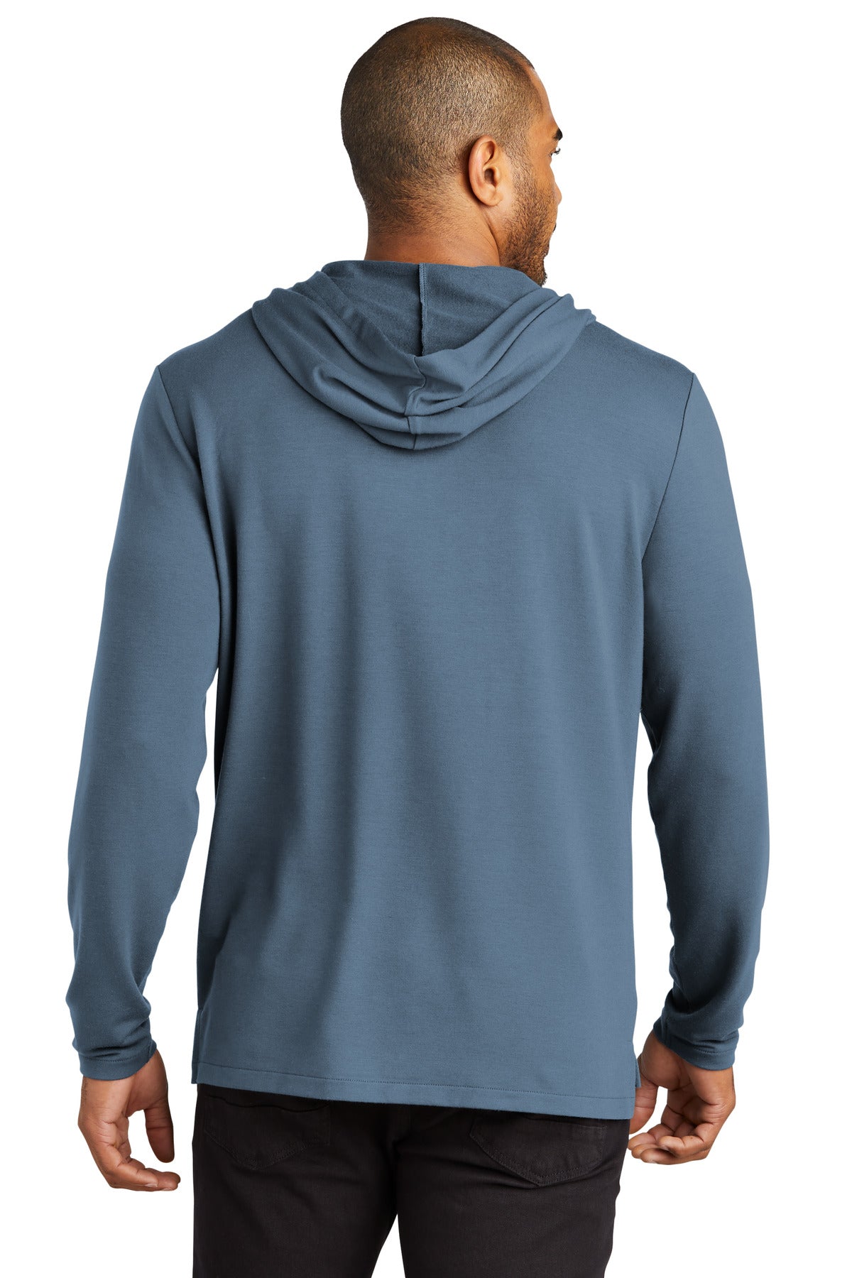Port Authority Microterry Pullover Hoodie K826 Dusk Blue