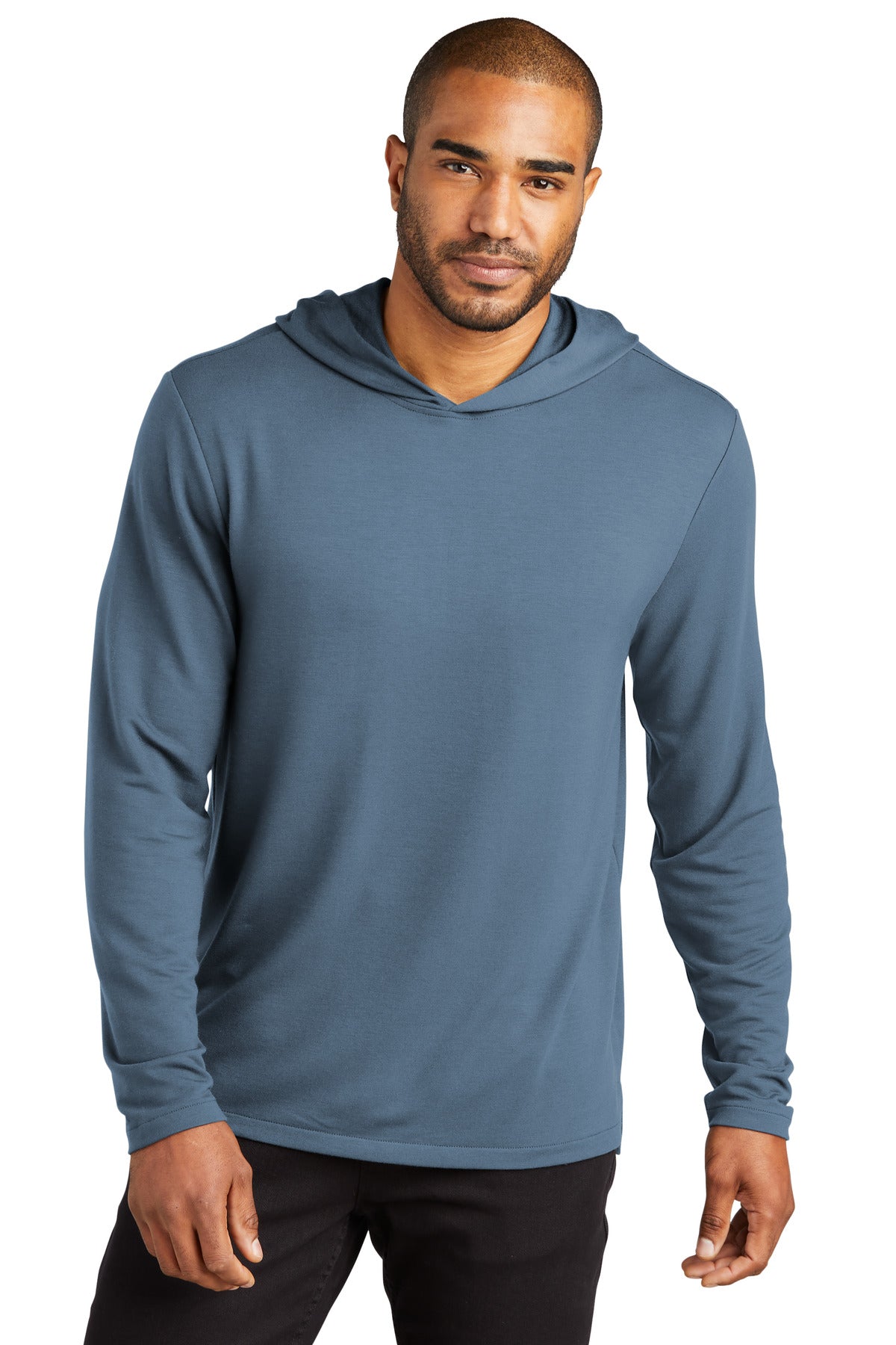 Port Authority Microterry Pullover Hoodie K826 Dusk Blue